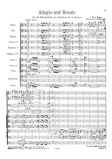 Partition complète, Adagio und Rondo, F major, Weber, Carl Maria von