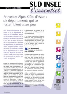 Provence-Alpes-Côte d Azur : six départements qui se ressemblent assez peu