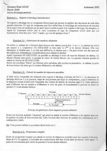 Algorithmique, programmation pour ingénieur mécanicien 2002 Génie Mécanique et Conception Université de Technologie de Belfort Montbéliard