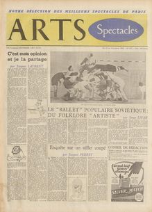 ARTS N° 537 du 12 octobre 1955