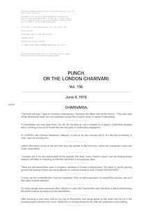 Punch, or the London Charivari, Volume 156, June 4, 1919.