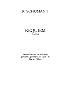 Partition complète, 6 Gedichte von N. Lenau und Requiem, Schumann, Robert par Robert Schumann