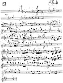 Partition flûte 1/2 (2nd doubling on Piccolo), Trial by Jury, Sullivan, Arthur