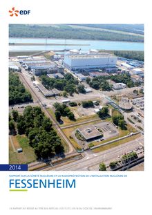 Fessenheim : rapport de 2014 sur la sûreté nucléaire  et la radioprotection de l installtion nucléaire de Fessenheim