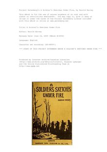 A Soldier s Sketches Under Fire