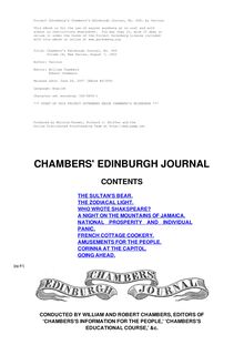 Chambers s Edinburgh Journal, No. 449 - Volume 18, New Series, August 7, 1852