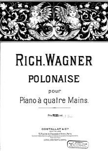 Partition complète, 2 Polonaises, Wagner, Richard