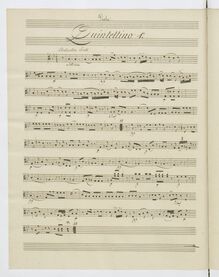 Partition viole de gambe, 6 corde quintettes, G.370-375 (Op.50)
