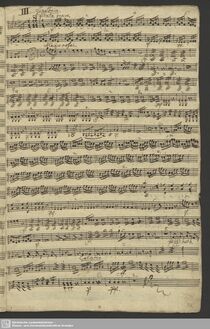Partition violons II, Symphony en F major, F major, Rosetti, Antonio