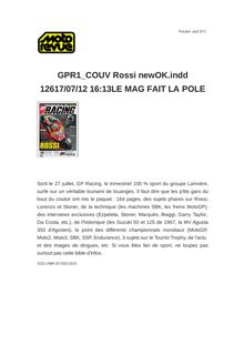 GPR1_COUV Rossi newOK.indd 12617/07/12 16:13LE MAG FAIT LA POLE