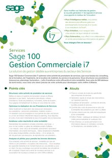 Sage 100 Gestion Commerciale i7 Services