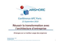 Conférence APC Paris