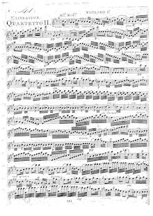 Partition parties complètes, corde quatuor,, Boccherini, Luigi