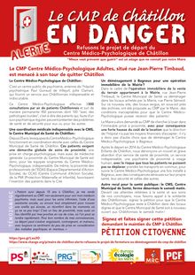 Le CMP de Châtillon en danger