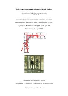 Infrastructureless pedestrian positioning [Elektronische Ressource] / vorgelegt von Stéphane Beauregard