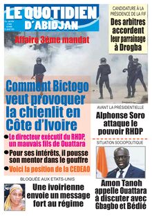 Le Quotidien d’Abidjan n°2888 - du mardi 21 juillet 2020
