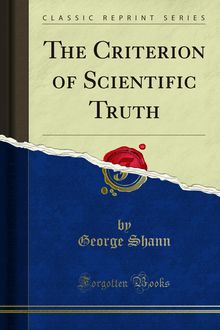 Criterion of Scientific Truth