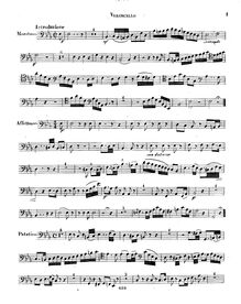 Partition violoncelle, Quintetto, E♭ major, Soatta, Giuseppe