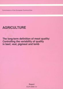 The long-term definition of meat quality