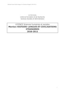 Brochure 2010-2011 - Brochure Histoire-langues 2010-2011
