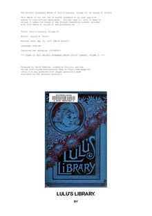 Lulu s Library, Volume II