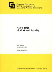 New forms of work and activity