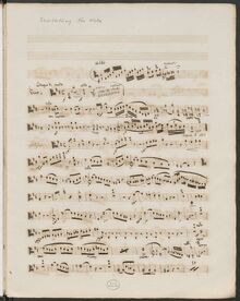 Partition handwritten partition de viole de gambe (instead of violoncelle), Grand Piano Trio No.4