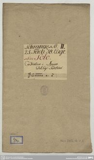 Partition complète, 12 violon sonates et a Pastorale, Op.1, Sonate e una pastorale