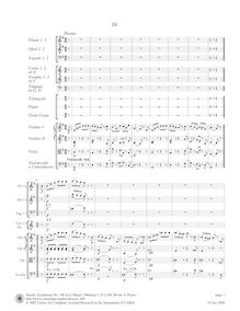 Partition I, Finale: Presto, Symphony No.100 en G major, “militaire”