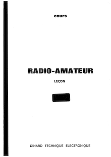 Dinard Technique Electronique - Cours radioamateur Lecon 35