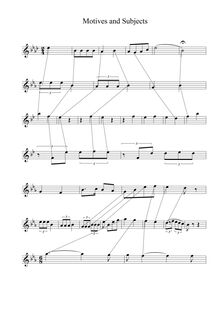 Partition Subjects, Symphony No.10 – Fragmentary sketches, C minor/E♭ major