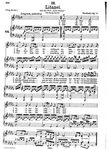 Partition complète, transposition pour low voix, Am Tage Aller Seelen - Litaney auf das Fest Aller Seelen par Franz Schubert