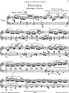 Partition No.5 - Toccata (Hommage a Czerny), Contes de Jeunesse, Op.46