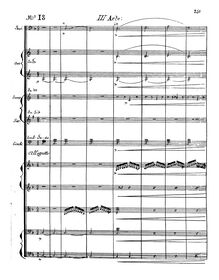 Partition Act III, La vivandière, Opéra-comique en trois actes, Godard, Benjamin
