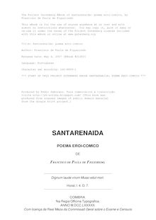 Santarenaida: poema eroi-comico