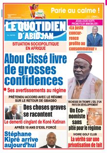 Le Quotidien d’Abidjan n°4002 - du vendredi 28 mai 2021