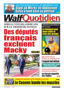 Walf Quotidien N°9298 - du mercredi 22 mars 2023