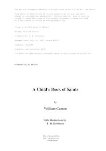 A Child s Book of Saints