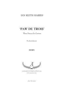 Partition cor (F), Paw de trois, Three Dances for Canines, Harris, Ian Keith
