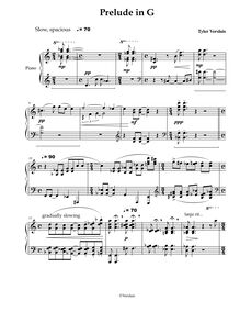 Partition No.2 en G Ker Ys, préludes pour Piano, Versluis, Tyler