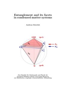 Entanglement and its facets in condensed matter systems [Elektronische Ressource] / Andreas Osterloh