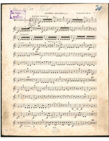 Partition trompette 2 en A, Overture to Goethe s Faust, Op.80, Ouverture de la Tragédie : Faust de Goethe à grand Orchestre.