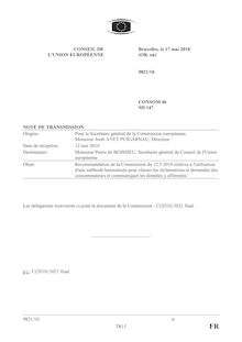 9821/10 is DG I CONSEIL DE L UNION EUROPÉENNE Bruxelles, le 17 mai ...