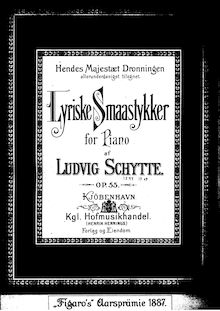Partition complète, Lyriske Smaastykker, Schytte, Ludvig