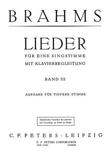 Partition No. 2: Liebe und Frühling , (including title pages), 6 chansons