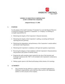 AUDIT COMMITTEE CHARTER 2
