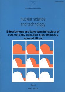 Effectiveness and long-term behaviour of automatically cleanable high-efficiency aerosol filters