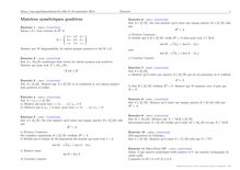Sujet : Algèbre, Algèbre bilinéaire, Matrices symétriques positives
