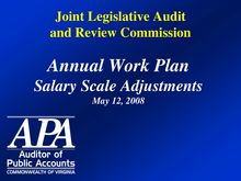 Joint Legislative Audit and Review Commission