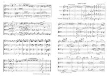 Partition complète, 3 corde quatuors, Op.72, Krommer, Franz